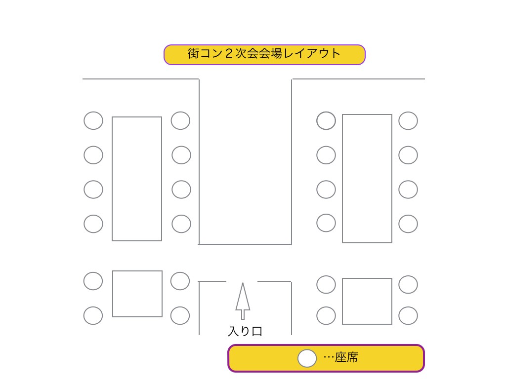 二次会レイアウト