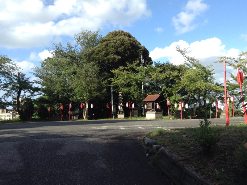 愛染寺駐車場到着