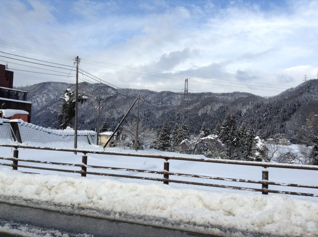 行き道
