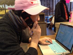 同窓会電話