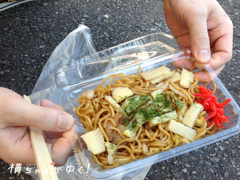 たけのこ焼きそば